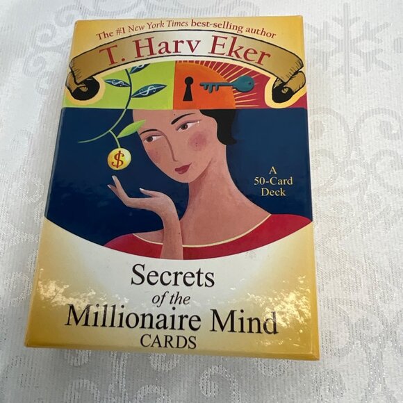 Secrets Of The Millionaire Mind Cards By T. Harv Eker 50-Card Deck - Picture 1 of 5